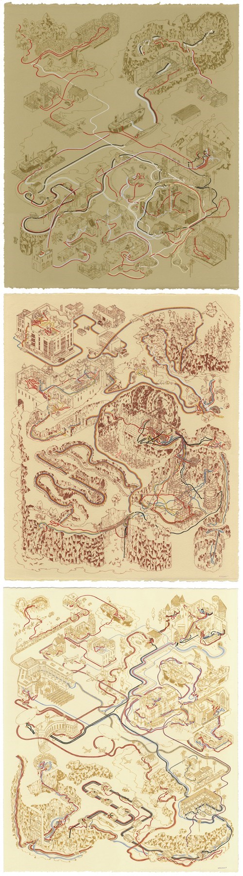 Indiana Jones Trilogy Mapped Out