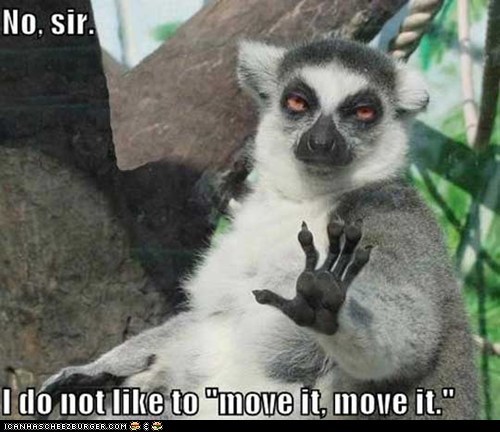 I like to move it move it!