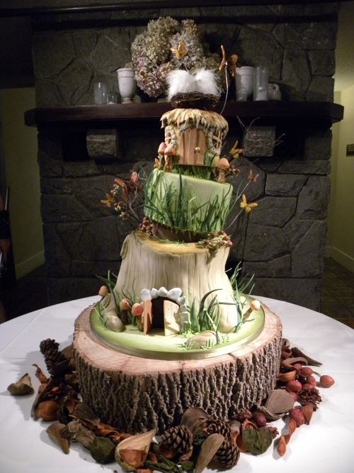 Hobbit Wedding Cake