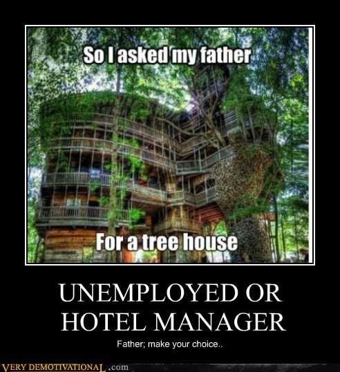 UNEMPLOYED OR  HOTEL MANAGER