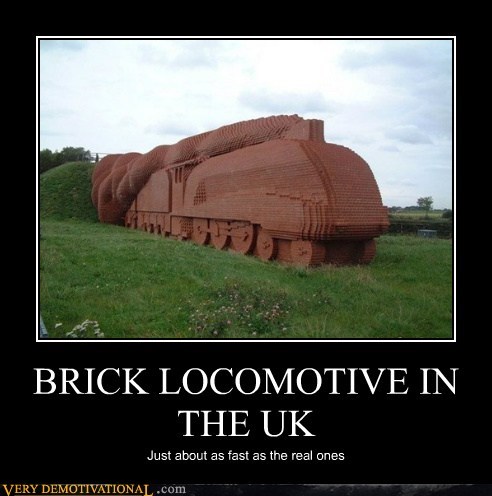 BRICK LOCOMOTIVE IN THE UK