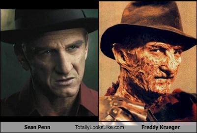 Sean Penn Totally Looks Like Freddy Krueger