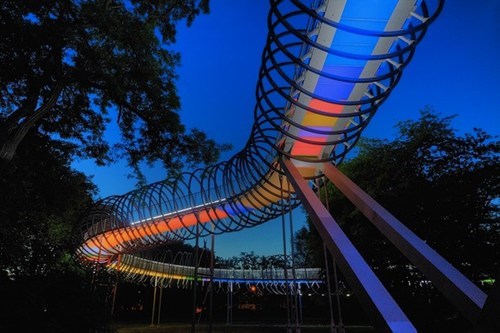 Slinky Meets Architecture in Oberhausen, Germany