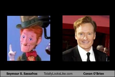 Seymour S. Sassafras Totally Looks Like Conan O'Brien
