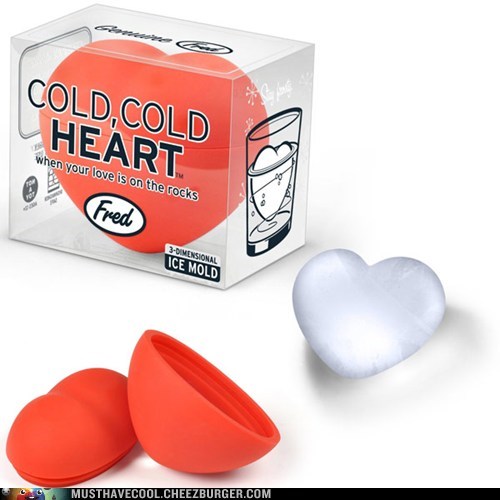 Cold, Cold Heart 3D Ice Mold