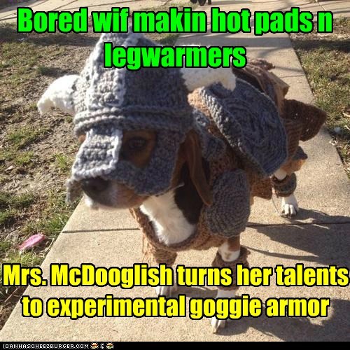 Experimental Goggie Armor 