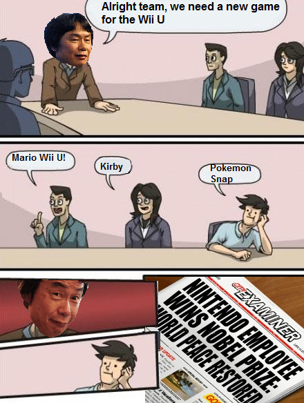Miyamoto Listens to Great Ideas
