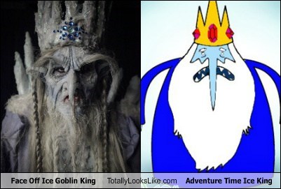 Face Off Ice Goblin King Totally Looks Like Adventure Time Ice King