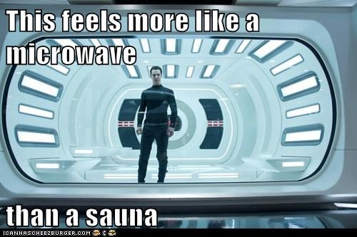 This feels more like a microwave  than a sauna