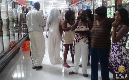 Built-In Catering at a Walmart Wedding