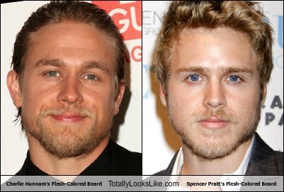Charlie Hunnam's Flesh-Colored Beard Totally Looks Like Spencer Pratt's Flesh-Colored Beard