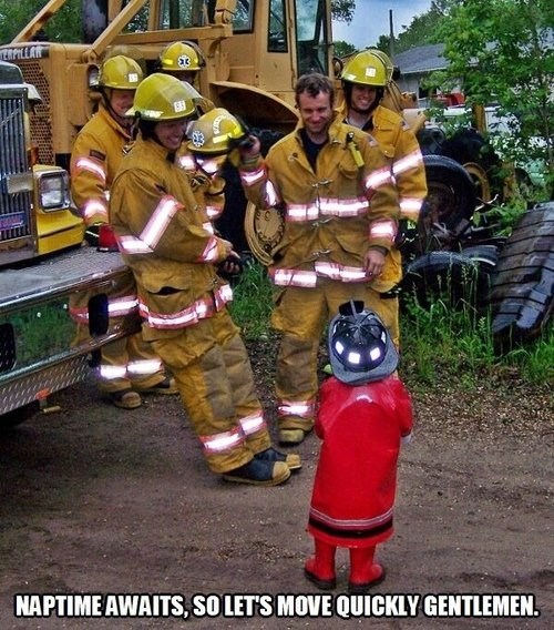 He Looks Like a Fire Hydrant