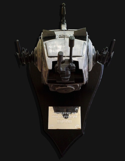 Taxidermy AT-ST Heads