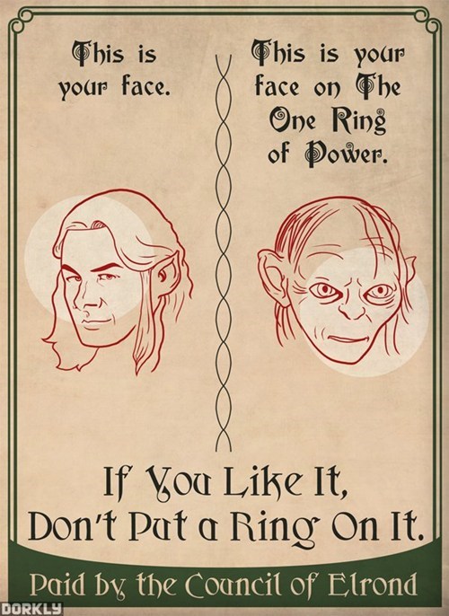 "Lord of the Rings" PSAs