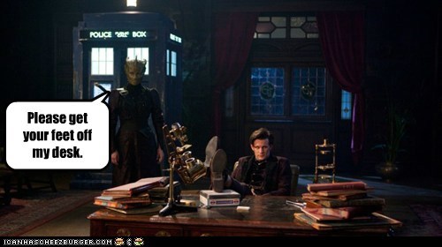 You're Getting Wibbly-Wobbly Timey-Whimey Gunk All Over my Papers.