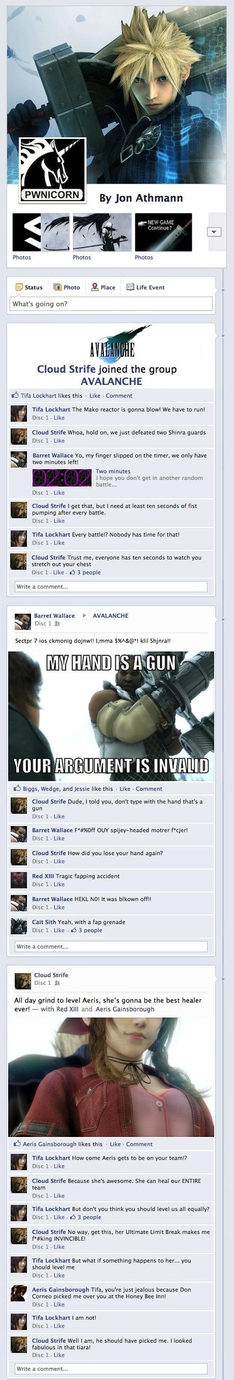 Final Fantasy VII on Facebook (Disc 1)