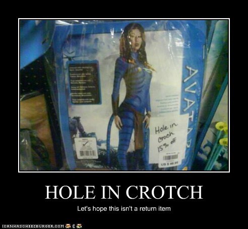 HOLE IN CROTCH