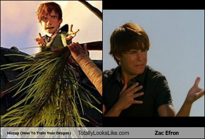 Hiccup (How To Train Your Dragon) Totally Looks Like Zac Efron