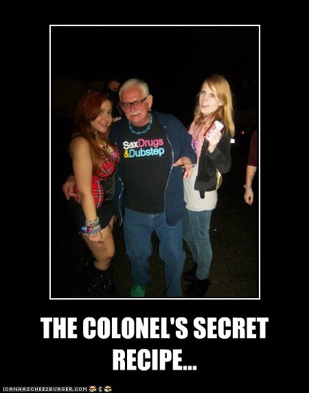 THE COLONEL'S SECRET RECIPE...