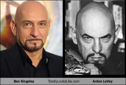 Ben Kingsley Totally Looks Like Anton LaVey