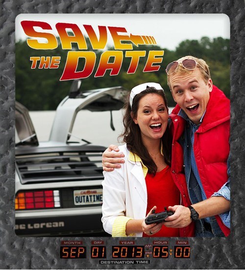 Back to the Future Save the Date