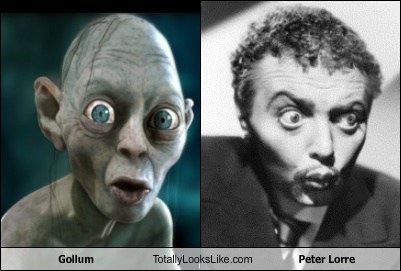 Gollum Totally Looks Like Peter Lorre
