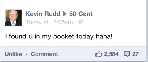 Kevin Rudd in dis Club