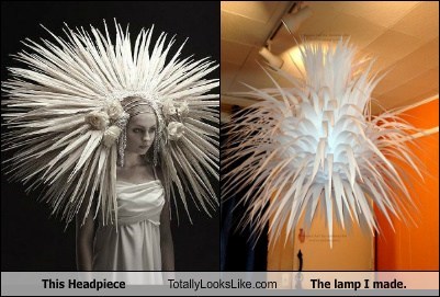 This Headpiece Totally Looks Like the Lamp I Made