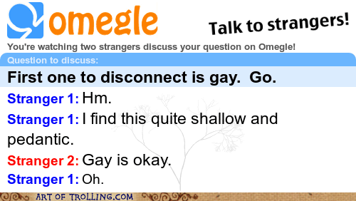 First one to disconnect
