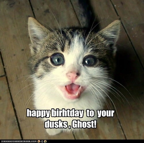 happy birthday to your dusk shop, Ghost!