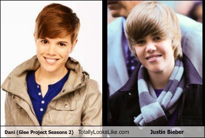 Dani (Glee Project Season 2) Totally Looks Like Justin Bieber