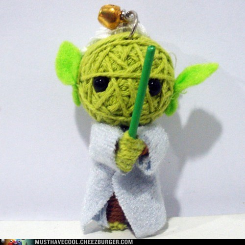 Yoda Voodoo String Doll Keychain