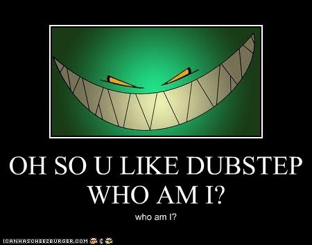 OH SO U LIKE DUBSTEP WHO AM I?