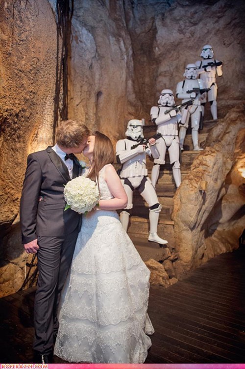 My Groomsmen Were Stormtroopers!