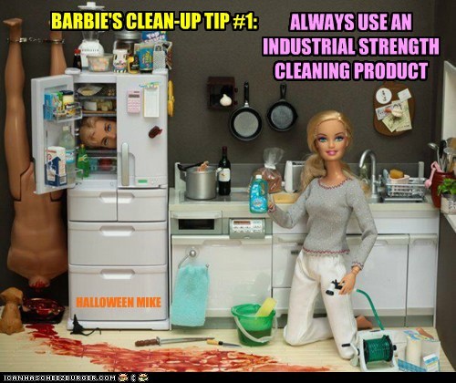 BARBIE'S CLEAN-UP TIPS #1