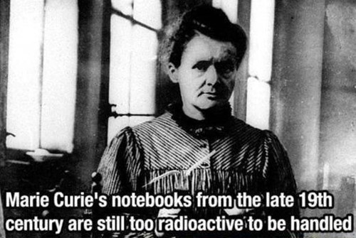 Marie Curie Must Have Used a Crazy Pen