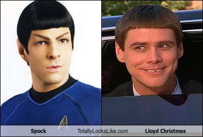 Spock Totally Looks Like Lloyd Christmas