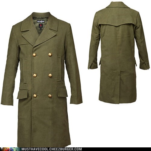 Doctor Who Eleventh Doctor Green Coat