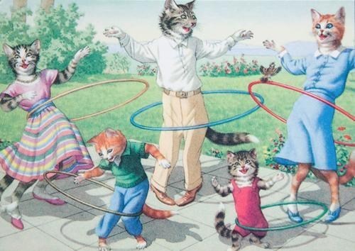 Hula Hoop Cats