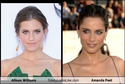 Allison Williams Totally Looks Like Amanda Peet