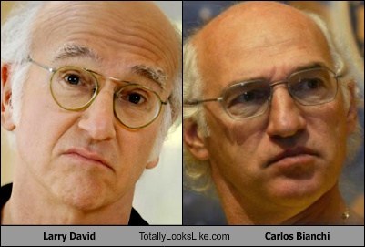 Larry David Totally Looks Like Carlos Bianchi