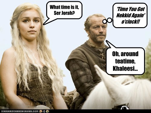 Ser Jorah's on the Writing Staff