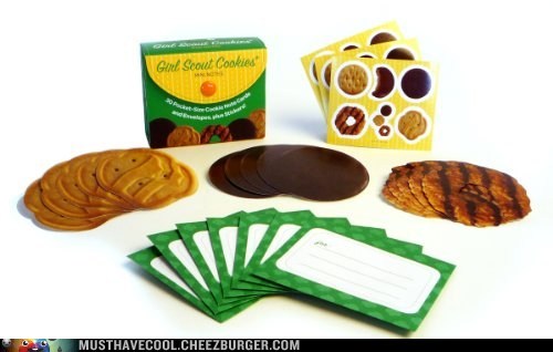 Girl Scout Cookies Mini Notes