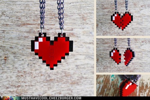 Zeldas Heart Necklace