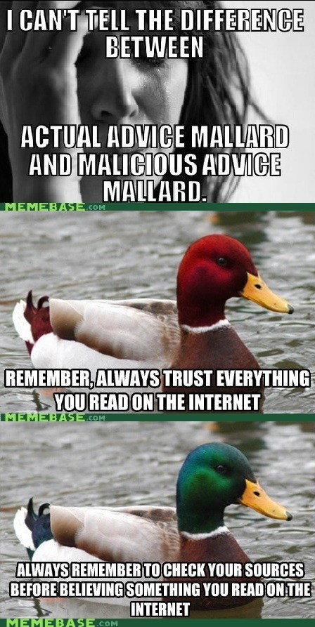 Re-Framed: Actually Malicious Advice, Maybe?