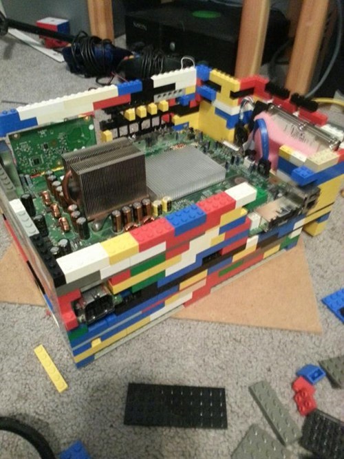 Making an Xbox 360 Case Out of Legos