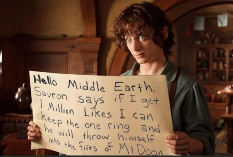 Help Frodo by Liking This on Facebook!