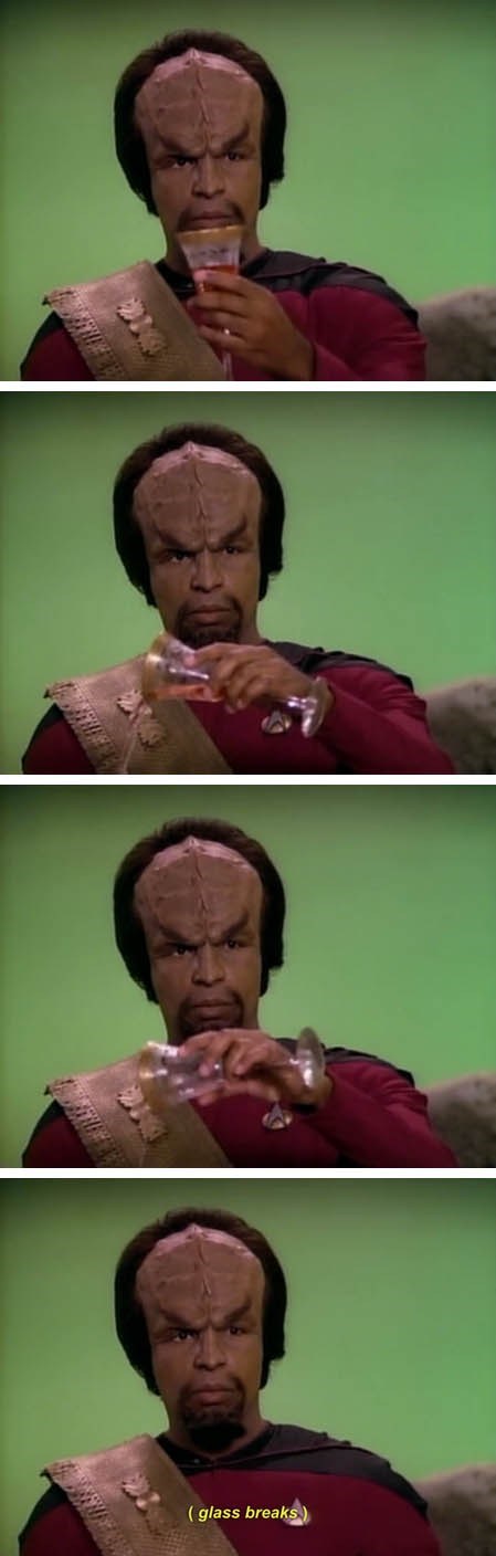 And One for My Klingon Homies