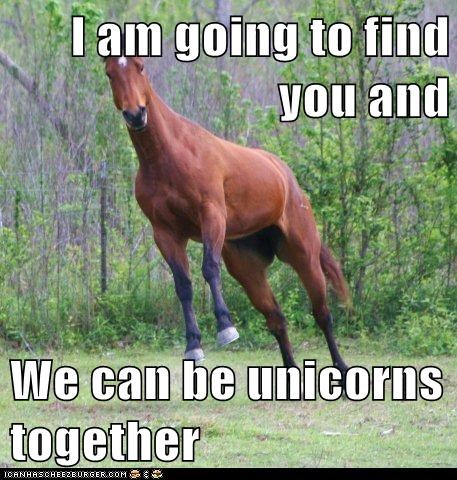 No I Don't Mean Pegasus! For All You Know, the Caption is Covering My Horn!