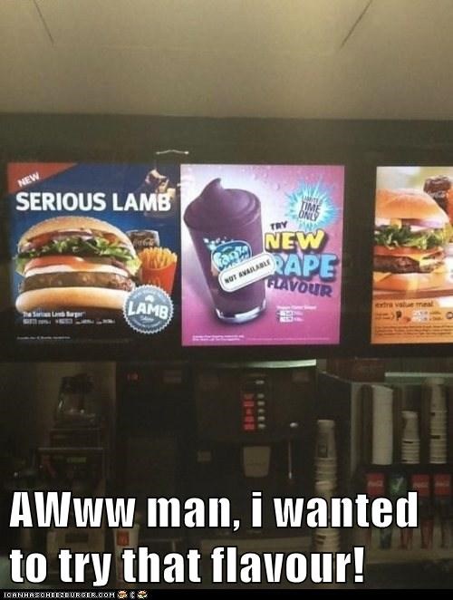 AWww man, i wanted to try that flavour!
